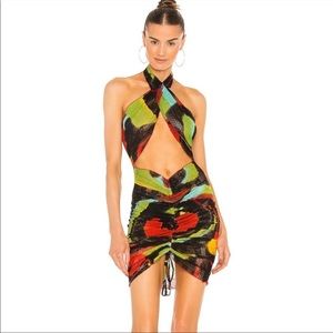 kim shui one shoulder balloon dress Kim Shui One Shoulder Balloon Dress in Black